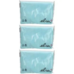 Elsa Kissenbezug 50 x 9 cm Samt Hellblau