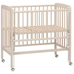 My Baby Lou Beistellbett , Champagner , Holz , Buche , 51x91x95 cm , Lattenrost höhenverstellbar, höhenverstellbar, sehr stabil , Babymöbel & Kindermöbel, Babyzimmer, Babybetten