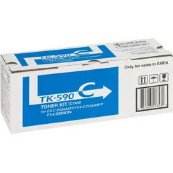 Kyocera Lasertoner TK-590C cyan 5.000 Seiten