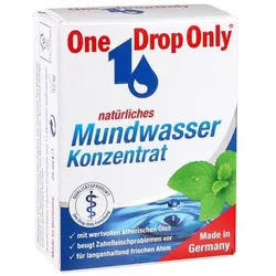 ONE DROP ONLY Chem.-pharm. Vertr. GmbH Mundwasser ONE DROP Only natürl.Mundwasser Konzentrat, 25 ml