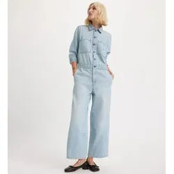 Levi's für Damen. A5930-0006 Overall Iconic Lightweight blau (XS), Lässig, Baumwolle, Denim, Langarm