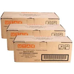 Utax Clp 3626 Toner Kit Black Pack Of 3