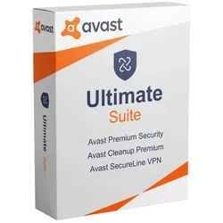 Avast Ultimate Suite 2026 | 5 Geräte / 1 Jahr | Sofortdownload + Produktschlüssel