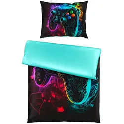 Ben'n'jen Kinderbettwäsche , Multicolor , Textil , Objekte , 140x200 cm , pflegeleicht, atmungsaktiv, schadstoffgeprüft , Heimtextilien, Bettwäsche & Leintücher, Kinderbettwäsche