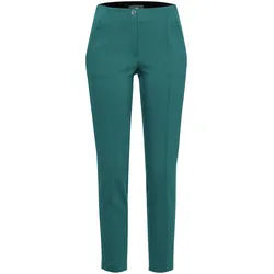Le pantalon longueur chevilles Fadenmeister Berlin turquoise