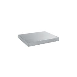 SCHNEIDER Kühlplatte, Kühlhalteplatte aus Edelstahl, Maße (L x B x H): 32,5 x 26,5 x 4,5 cm, GN 1/2