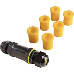 DEKO 930571 - Outdoor Kabelverschraubung, für 2 Kabel 4-14mm, M25, IP68