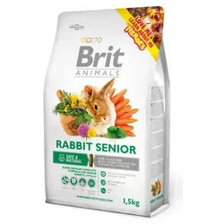 BRIT Animals Kaninchen Senior Komplett 1,5kg (Mit Rabatt-Code BRIT-5 erhalten Sie 5% Rabatt!)