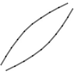 Bergans Gunwale to 18.5' aluminium (844)