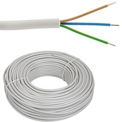 Installationsleitung NYM-J 3 x 1,5 mm2 - Farbe grau - Rolle je 10 m ** 1m/0,89 EUR