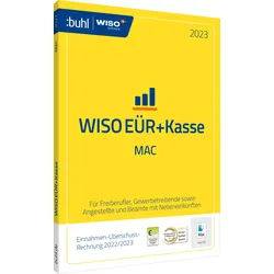 WISO EÜR + Kasse:MAC 2023 | für die Geschäftsjahr 2022/2023