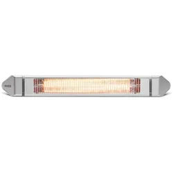 VASNER Teras 25 Basix Heizstrahler 1 Stufe 2500 Watt Silber für Gastro & Privat, IP65 Strahlwasserschutz
