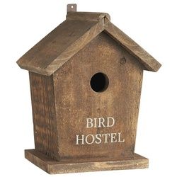 Ib Laursen Vogelhaus Vogelhaus Nistkasten Holz Braun Bird Hostel Loch D 3 cm Ib Laursen