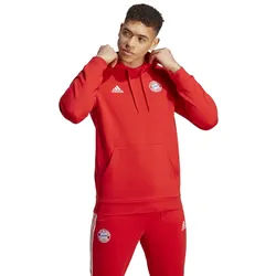 adidas FC Bayern München Hoodie Herren 2023 / 2024 rot S