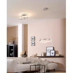 Ambiente Led-Hängeleuchte , Weiß, Chromfarben , Kunststoff , Uni , oval , 150 cm , RoHS, Europäischer Sicherheitsstandard , höhenverstellbar , Lampen & Leuchten, Innenbeleuchtung, Hängeleuchten, Pendelleuchten