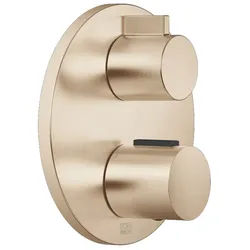 Dornbracht UP-Thermostat mit Einweg-Mengenregulierung - Champagne gebürstet (22kt Gold)