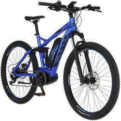 FISCHER FAHRRAD E-Bike 27,5 Zoll, RH: 48 cm, 10-Gang - blau