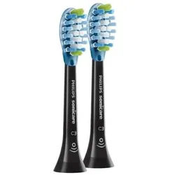 Philips Hx9042/33 Sonicare Premium Plaque Defense Ersatz-Zahnbürsten / Aufsteckbürsten Pack 2 St