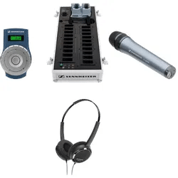 Sennheiser Tourguide Komplettset 3 - 20 x EK 2020-D-II Taschenempfänger - 1 x HP...