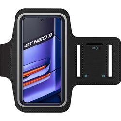 SmartFitness Realme GT Neo 3 Handy Sport Armband (Realme GT Neo 3), Smartphone Hülle, Schwarz