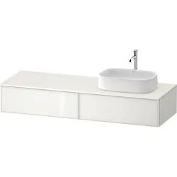 Duravit Zencha Konsolenwaschtischunterbau wandhängend Weiß n/a & Supermatt 1600x550x281 mm - ZE4814R ZE4814R64840000