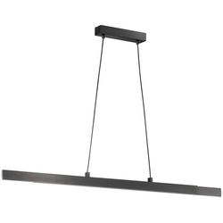 Schöner Wohnen Led-Hängeleuchte , Schwarz , Metall , 6x250x110-140 cm , ausziehbar , Lampen & Leuchten, Innenbeleuchtung, Hängeleuchten, Pendelleuchten