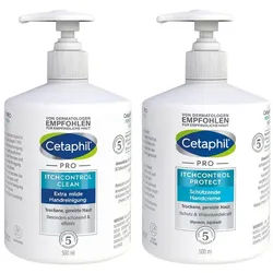Cetaphil Pro Itchcontrol Clean Handreinigung + Protect Handcreme