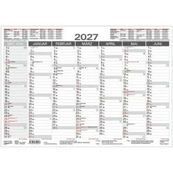 Korsch Verlag Wandkalender Tafelkalender A5 "Stabil" 2027