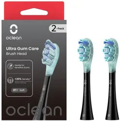 Oclean Bürstenkopf Ultra Zahnfleischpflege - Schwarz, 2er Pack 2 St schwarz