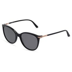 Rodenstock 3322 Damen-Sonnenbrille Vollrand Butterfly Kunststoff-Gestell, Schwarz