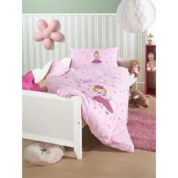 soma Babybettwäsche Bettwäsche 100 cm x 135 cm Prinzessin Rosa, 2 teilig, baby bettwäsche babybettwäsche 100x135 bunt