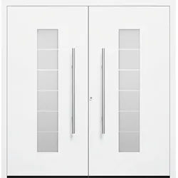 Hörmann Aluminium Haustür TopComfort Portal Motiv 504, 2-flügelig