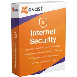 Avast Internet Security 2026 | 5 Geräte / 1 Jahr | Windows