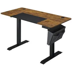 Hansiro Schreibtisch Computertisch , Braun , Holzwerkstoff , 60x120x140 cm , Büromöbel, Schreibtische, Schreibtische
