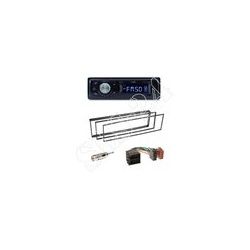 Radioeinbauset 1-DIN Peugeot 307/1007 Citroen C2 C3 + Caliber RMD021 USB / Micro-SD/FM Tuner/AUX-IN