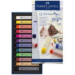 Faber-Castell Kreidemarker Faber-Castell Softpastellkreiden - 12er Kartonetui