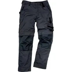 Excess Arbeitshose Champ, Gr. 48, schwarz/schwarz