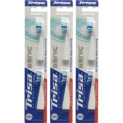 Trisa Ersatzset Sonic Pro Clean Aufsteckbürsten