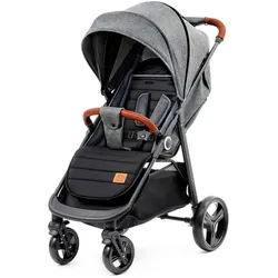 kinderkraft Buggy , Grau , Metall , 57x106x95 cm , Einhand-Faltmechanismus , Baby on Tour, Kinderwagen, Buggys