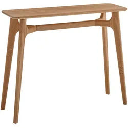 Xxxl Konsolentisch , Eichefarben , Holz , Eiche , massiv , rechteckig , 35x80x100 cm , Kleinmöbel