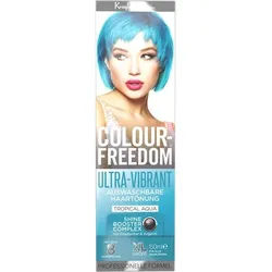 Colour-Freedom Haare HaarfarbeUltra VibrantNon-Permanent Hair Colour Tropical Aqua 150 ml