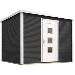 Weka Designhaus 413 300x300cm Gr.2 anthrazit