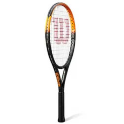 Wilson Kinder-Tennisschläger Burn Spin JR 25in (9-12 Jahre) 2025 schwarz/orange - besaitet