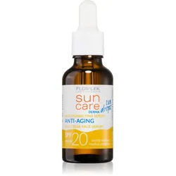 FlosLek Laboratorium Sun Care Derma Sun Drops Schutz-Serum mit Antifalten-Effekt SPF 20 30 ml