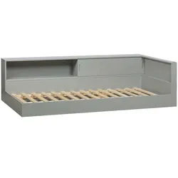 Livetastic Bett , Grau , Holz , Kiefer , massiv , Höhe ca. 18 cm , 90x200 cm , für Lattenrost geeignet , Schlafzimmer, Komplette Schlafzimmer und Serien, Schlafzimmerserien