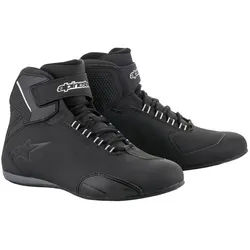 Alpinestars Sektor wasserdichte Motorrad Schuhe Motorradstiefel wasserdicht schwarz 46 EU