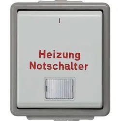 Siemens 5TA4741 DELTA fläche IP44 Aufputz Heizung 1polig 10A 250V mit Kontrolllampe