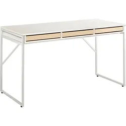 Hammel Furniture Schreibtisch Mistral Bürotisch, Arbeitstisch, Tisch, Computertisch, mit Gestell, B: 137,4 cm, Designmöbel braun