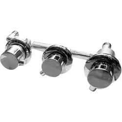 AcquaVapore Thermostat-Armatur 3 Regler mit 2 fach Umschalter für Whirlpool und Wannen