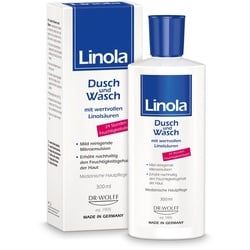 Linola Dusch und Wasch - Duschgel für trockene oder zu Neurodermitis neigende Haut 300 ml Unisex 300 ml Duschgel